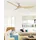 LUCCI Kotara 137 cm Deckenventilator Weiß