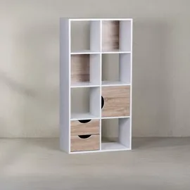 KADIMA DESIGN Bücherregal 8 Fächer 0 x 0 x 0 cm Weiß