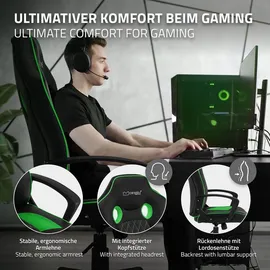 ML-Design Gaming Stuhl mit Wippfunktion,