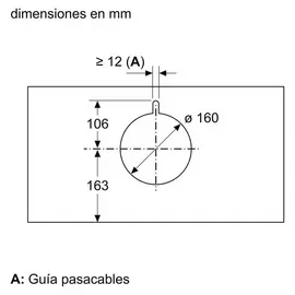 Bosch Dbb67am60 Einbauhaube 60 cm Schwarz