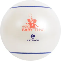 Tennisball Baby Tennis TB130 26 cm Kinder weiss, weiß, EINHEITSGRÖSSE