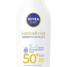 NIVEA Sun Kids Sensitiv Schutz & Pflege Sonnenmilch LSF 50+ 200 ml