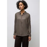 STREET ONE Damen, 3412102 Bluse mit Gallonstreifen, Dark nomad