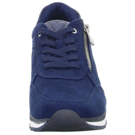 Marco Tozzi Damen Schnürschuh Korkoptik Sneaker Reißverschluss 2-23781-41, Größe:38 EU, Farbe:Blau