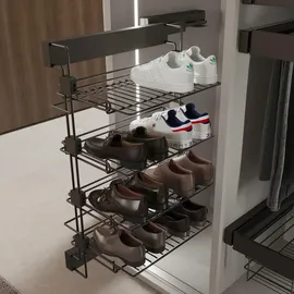 Emuca Schuhregal ausziehbar 0 x 0 x 0 cm grau