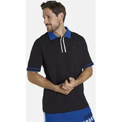 Poloshirt JAN VANDERSTORM "Poloshirt ISFRIED", Herren, Gr. 3XL, schwarz, Obermaterial: 100% Baumwolle CO., Shirts