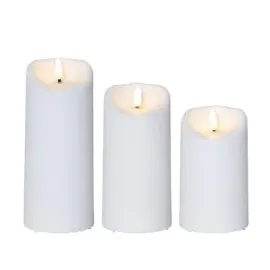 MARELIDA LED Kerzenset 3 Stück weiß
