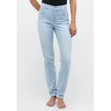 ANGELS Jeans Cici Straight Fit in hellblauem Bleached-D42 / L30