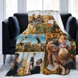 Muttertagsgeschenke für Mama,Decke mit Foto Personalisiert Decke mit Foto, Fotodecke mit eigenem Foto Und Text,Kuscheldecke mit Foto,Decke Selbst Gestalten Foto, Geschenke für Tocthter Sohn Papa Mama