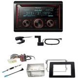 Pioneer FH-S820DAB USB Bluetooth DAB+ CD MP3 Einbauset für Opel Movano ab 2019