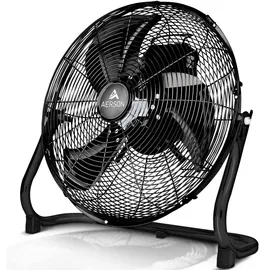 AERSON 60 cm Bodenventilator Schwarz