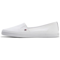 Tommy Hilfiger Sneakers aus Stoff Essential Kesha Slip-On FW0FW07121 Weiß 40
