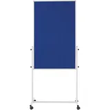 Magnetoplan Moderationstafel 75 x 120 cm Blau/Weiß