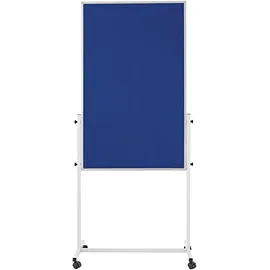 Magnetoplan Moderationstafel 75 x 120 cm Blau/Weiß