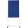 Magnetoplan Moderationstafel 75 x 120 cm Blau/Weiß