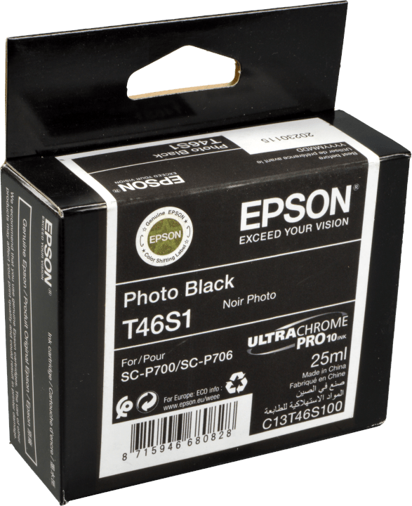 Preisvergleich Produktbild Epson Tinte C13T46S100  T46S1  foto schwarz