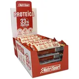 Nutrisport 33% Protein 44gr Protein Riegel Kasten Schokolade Plätzchen 24 Einheiten