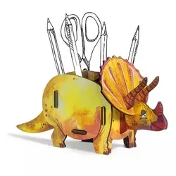 Werkhaus Stiftebox - Dino Triceratops