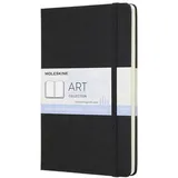 MOLESKINE GERMANY Moleskine Black Watercolour Notebook Large. Moleskine, - Buch