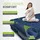 Juskys Luftmatratze Sapri L Blau - 2 Personen Luftbett selbstaufblasend - integrierter Pumpe