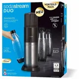 Sodastream Duo titan + 2 Glaskaraffen + Zylinder