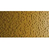 KUNSTLOFT Fototapete 3D Honeycomb Gelb 5,00m x 2,70m FSC®