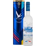 GREY GOOSE Premium-Vodka aus Frankreich, 40% Vol., 70 cl/700 ml, mit 100 % französischem Weizen und natürlichem Quellwasser, Set mit Geschenkdose