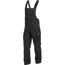 DASSY DASSY® Latzhose mit Kniepolstertaschen schwarz - Kurzgröße, Gr. 48