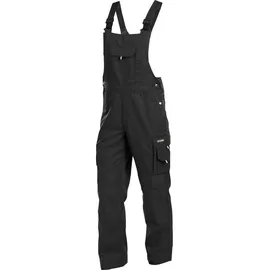 DASSY DASSY® Latzhose mit Kniepolstertaschen schwarz - Kurzgröße, Gr. 48