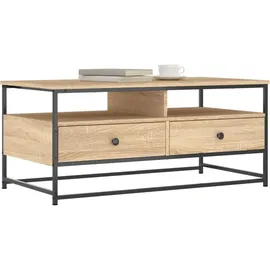 furnicato Couchtisch Sonoma-Eiche Braun 100 x 45 cm
