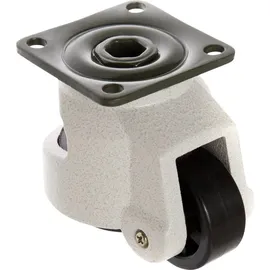 TOOLCRAFT TO-5137962 Lenkrolle 50 mm nivelierbar mit Anschraubplatte Tragfähigkeit (max.): 250 kg