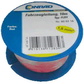 Conrad Components 606216 Fahrzeugleitung FLRY-B 1 x 1.50 mm2 Rot 10 m
