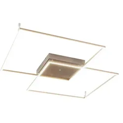 Lucande - Mirac LED Deckenleuchte 2700lm Steel