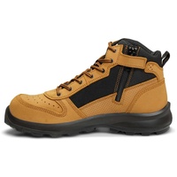 CARHARTT Michigan Sneaker Midcut Zip Safety Shoe S1p, Wheat, 41