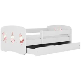 raumhirsch furniture Kinderbett 80 x 180 cm Holzwerkstoff weiß