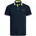 JACK JONES Essential Paulos Plus Size Kurzarm-poloshirt Dark Navy Detail Neon 5XL