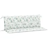 vidaXL Bankauflage 150 x 50 x 7 cm grün 2 St.