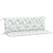 vidaXL Bankauflage 150 x 50 x 7 cm grün 2 St.