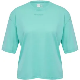hummel hmlMT Vanja Boxy Kurzarm-t-shirt - pool blue XS