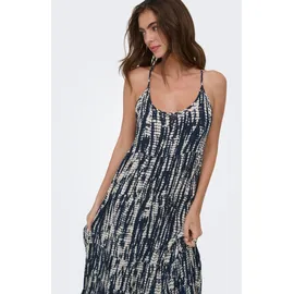 Only Spaghettikleid Sommerkleid Blau/Mehrfarbig 36