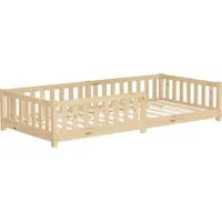 ML-Design Kinderbett 90 x 200 cm Kiefer massiv natur