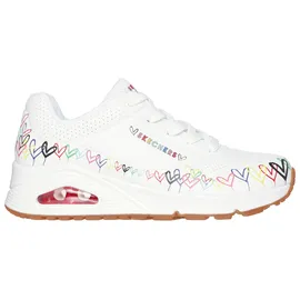 SKECHERS Uno Love All Around Damen Weiß/Mehrfarbig 37