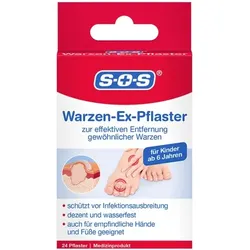 SOS WARZEN-Ex-Pflaster 24 St