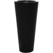 Vivanno Pflanzkübel Blumenkübel Pflanzgefäß Fiberglas anthrazit Rondo Classico - 80 x 38 cm