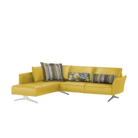 KOINOR Ecksofa Vineto ¦ gelb ¦ Maße (cm): B: 272 H: 83 T: 207.0