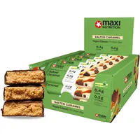 MaxiNutrition Classic Protein Bar Vegan Salted Caramel, 24% Protein, 122 kcal, (16 Riegel x35g), Low Sugar
