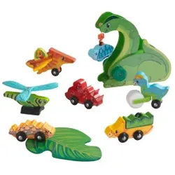 KidKraft Adventure Tracks Dino World: Prähistorisches Freundespaket