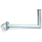 Premium X PremiumX Balkonausleger 55cm Stahl Geländerhalter Balkonhalter SAT-Antenne Mast-Ausleger Halterung für Satellitenschüssel