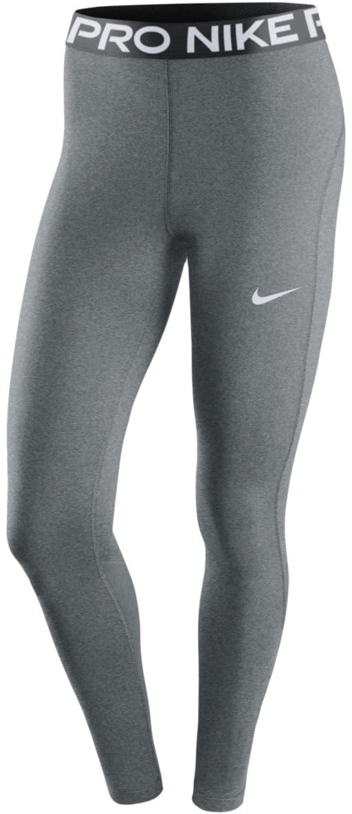 Nike Damen W Np 365 Tight Leggings, Smoke Grey/Heather/Black/White, M EU
