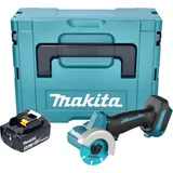 Makita Makita, DMC 300 M1J Akku Winkelschleifer 18 V 76 mm Brushless + 1x Akku 4,0 Ah + Makpac - ohne (76 mm)